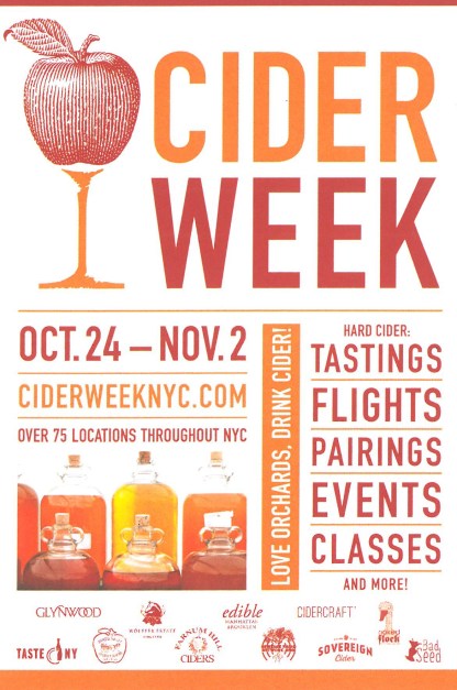 Cider Week NYC Postcard 2014